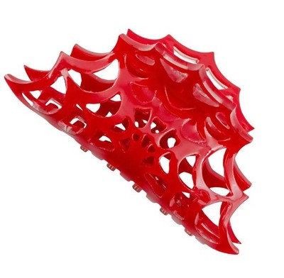 kreepsville 666 Spiderweb Claw Clip Gothic Horror Hair Accessory (Red), 1 Count