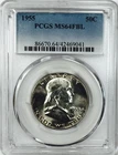 *1955 FRANKLIN HALF DOLLAR* *PCGS MS64 FBL* NR #G4151