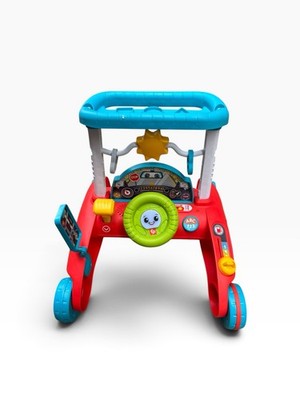 Fisher-Price Baby Walker 16 Activities Songs Teaches 2-Sided Steady Speed
