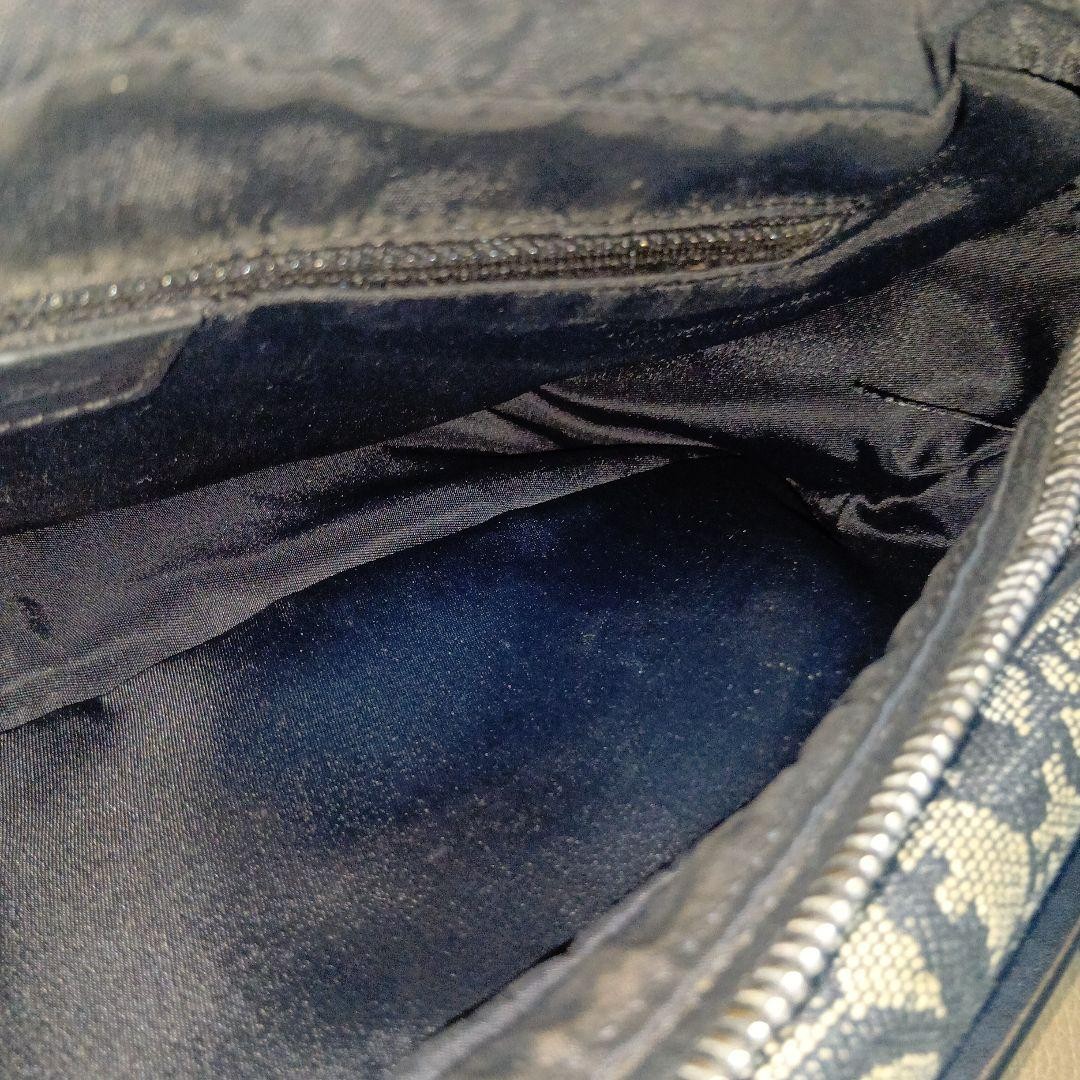 Christian Dior Shoulder Bag Canvas Leather Navy Beige From Japan Authentic thumbnail 17