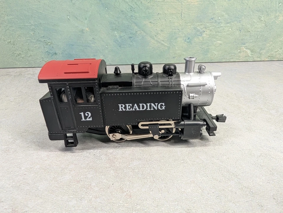 USED Model Power 96508 HO Scale 0-4-0 Steam Loco Reading #12 Runs Great! DC - Image 4 of 4