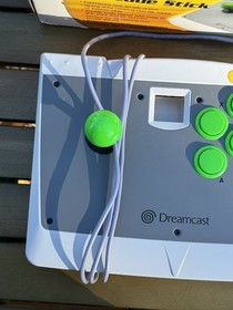 Sega Dreamcast Arcade Stick HKT-7300 with box fight stick controller 
