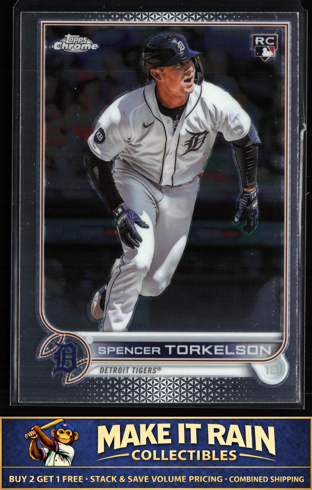 Spencer Torkelson 2022 Topps Chrome Update #USC100 Detroit Tigers Rookie RC