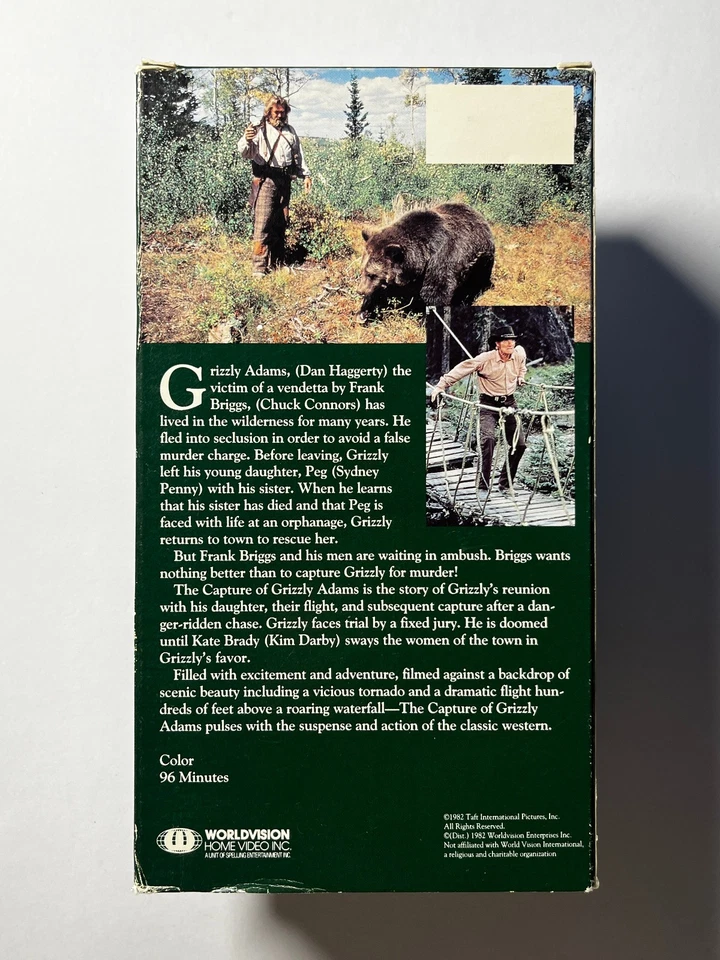 The Capture of Grizzly Adams (1982) VHS #Buy 3 Get 3 FREE - Image 2 of 4