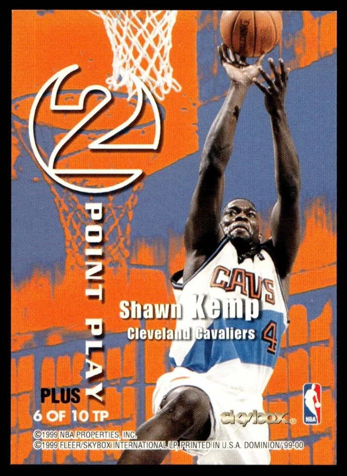 1999-00 Skybox Dominion 2 Point Play Chris Webber Kings #6 TP A1 - Image 2 of 2