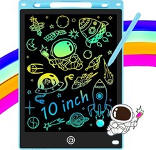 10 Inch LCD Writing Tablet - Colorful Electronic Drawing Pad  Doodle Board for