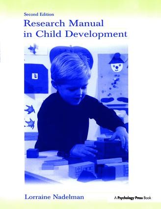 Research Manual in Child Development - 2nd Edition