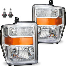 Headlight Assembly for 2008-2010 Ford F250 F350 F450 F550 Super Duty - Compatibl