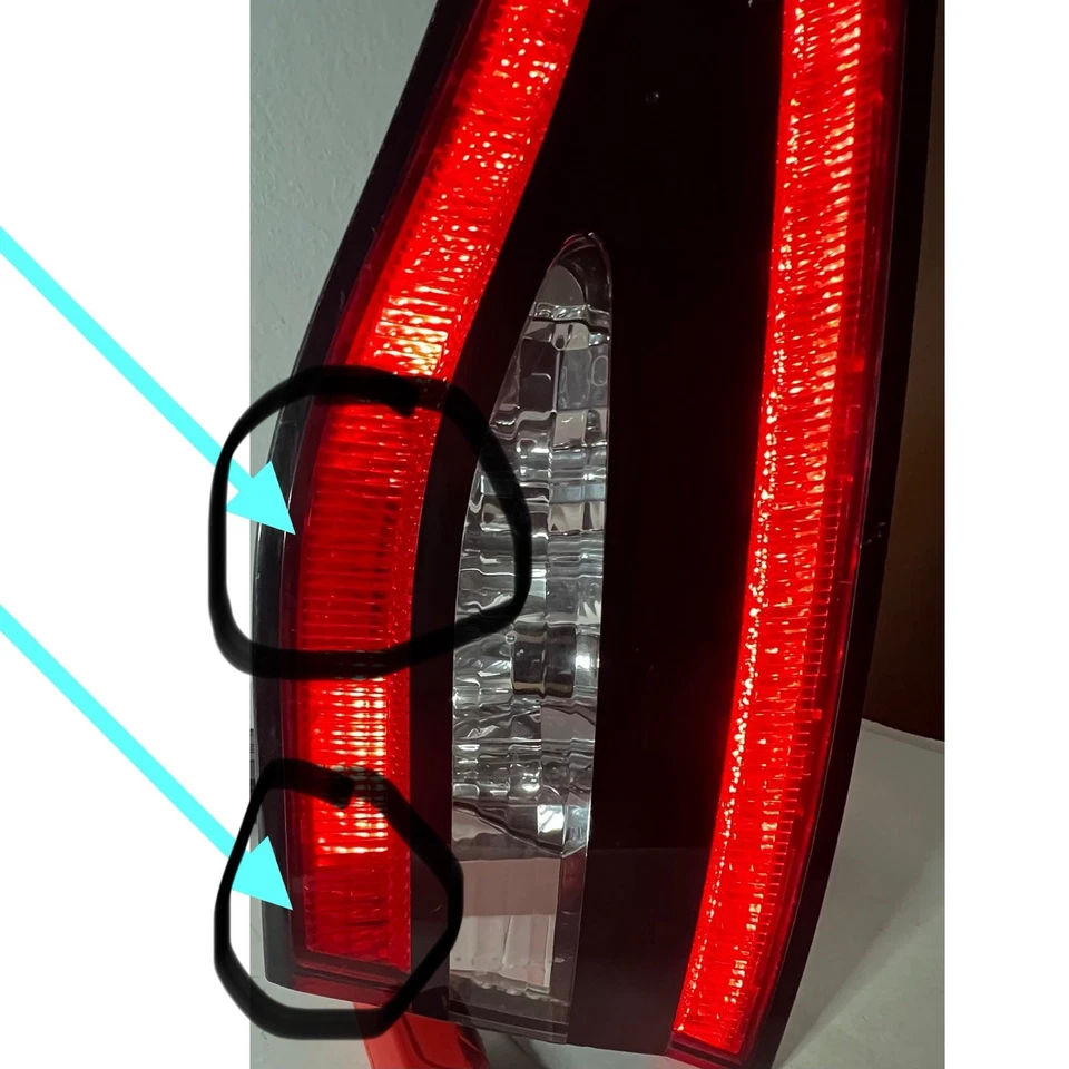 13-16 Dodge Dart Center Third Brake Trunk Lid Light Surround *For Part 3 Bad LED - Image 2 of 4