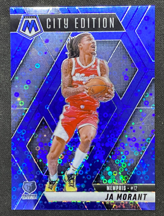 Ja Morant 2024-25 Panini Mosaic 83/85 City Edition Fast Break Blue Disco #281