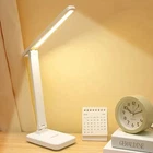 Touch LED Desk Lamp Bedside Study Reading Table Light Dimmable USB Rechargeable
