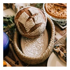 Toasty Oval Bread Basket | Terracotta Insert