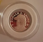 1 Gram .999 Fine Silver DONALD TRUMP w/ MAGA Hat Uncirculated Fine Silver Round