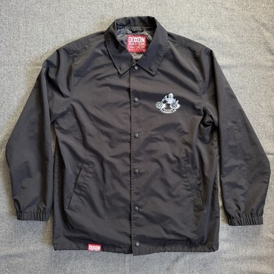 Dixxon Flannel Coaches Jacket XL Ground Up Customs Open Throttle Empty Bottle