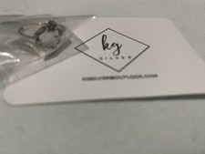 Sterling Silver 925 Floral / Heart Ring NEW.  Size 6