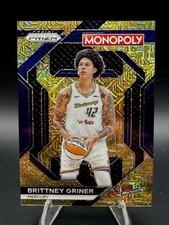 2024 Prizm Monopoly WNBA Brittney Griner Gold Millionaire Prizm 377/500 Mercury
