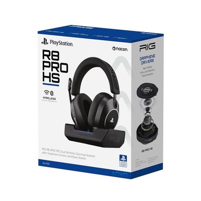 NEW RIG R8 SPECTRE PRO HS Wireless Gaming Headset w/Graphene Drivers Playstation