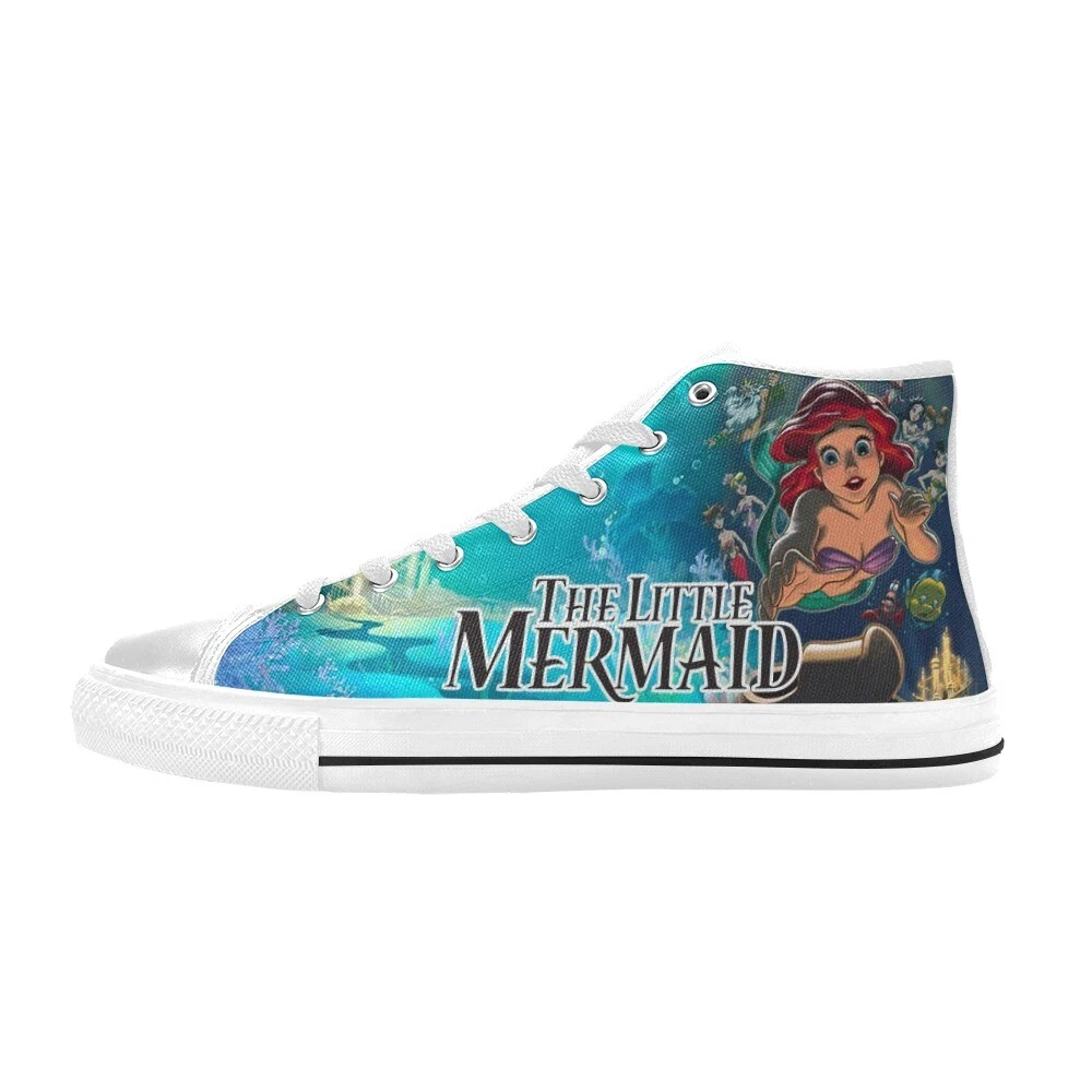 The Little Mermaid High Top Shoes Sneakers
