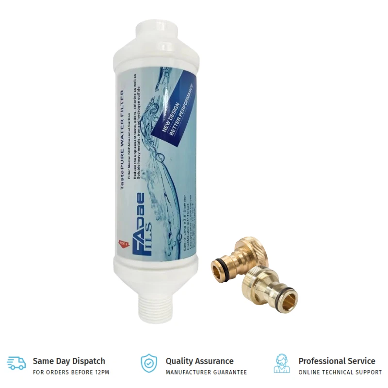 Puretec CR20 Compatible High Flow Inline RV Caravan Filter Garden Hose