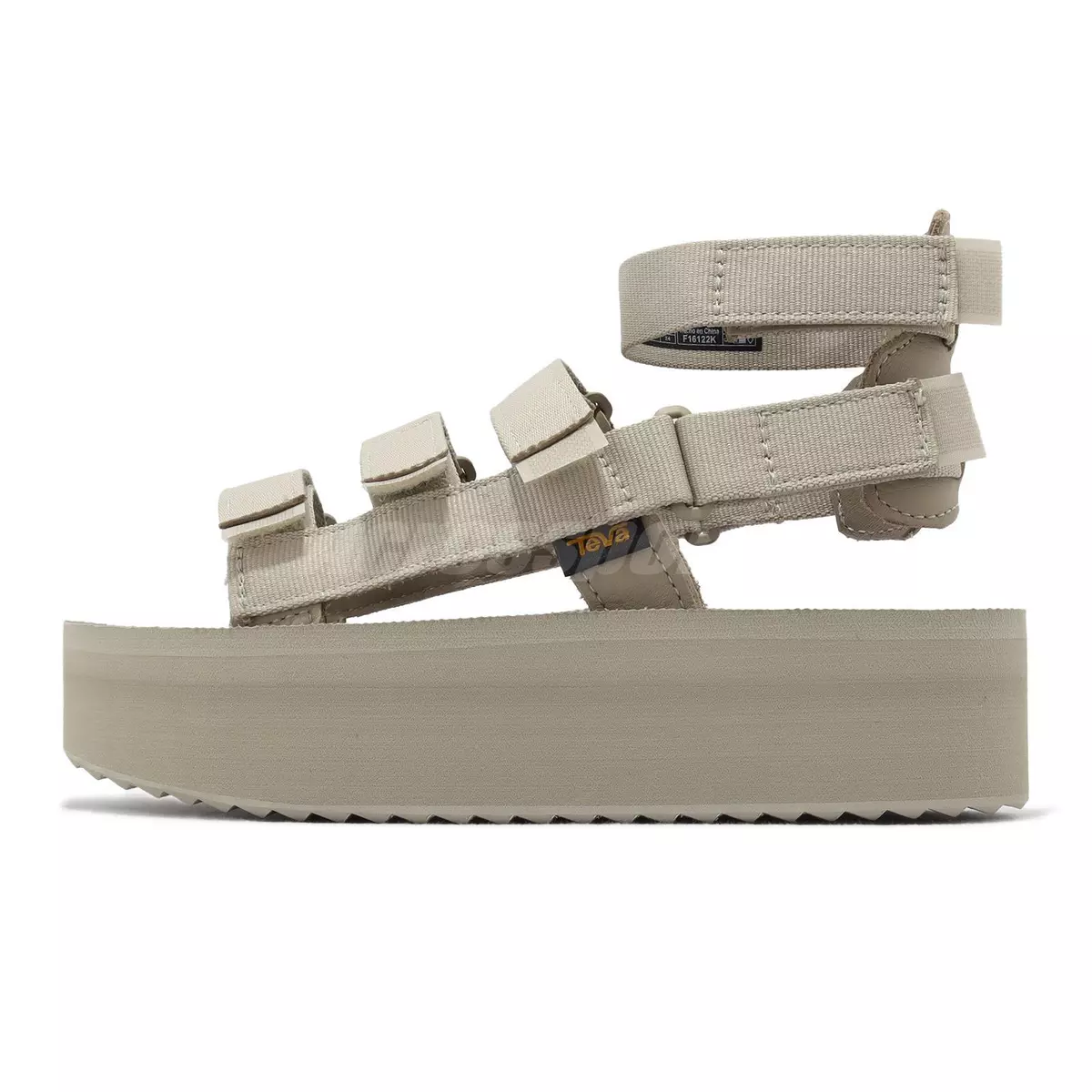 Teva W Flatform Mevia Feather Grey Women Casaul Sandal Shoes 1116810-FRGY
