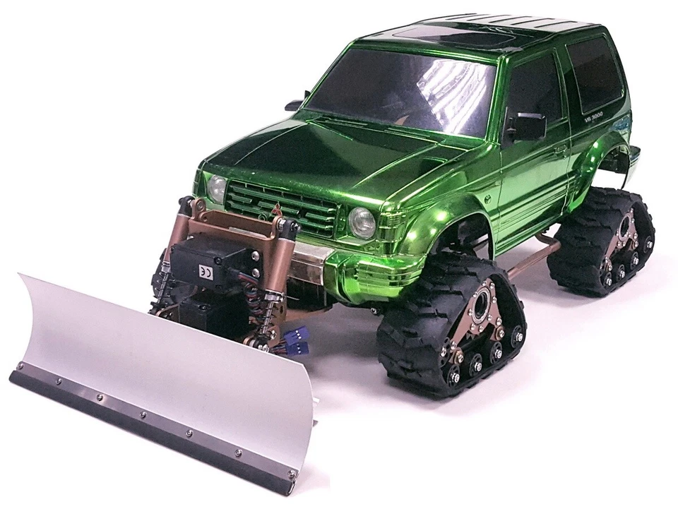 Aluminum rc Snow Plow set for TAMIYA CC-01 pajero Jeep Wrangler ISUZU MU - Image 2 of 4