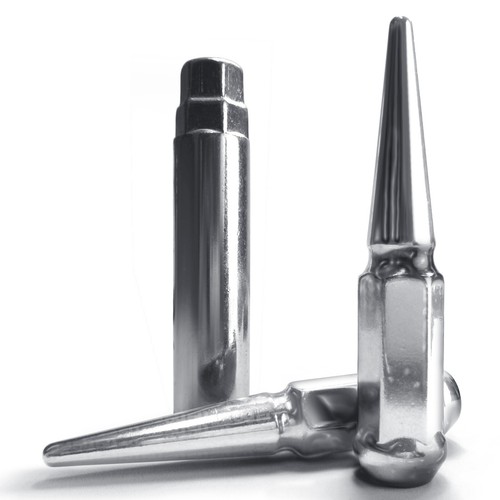 Set of 20 Chrome Spike Lug Nuts 12x1.5 fit S10 Corvette Camaro Blazer CTS 5CH1 - Picture 9 of 10