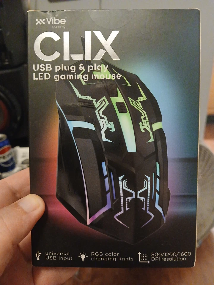Clix USB Plug&Play LED Gaming Mouse - Image 3 of 4