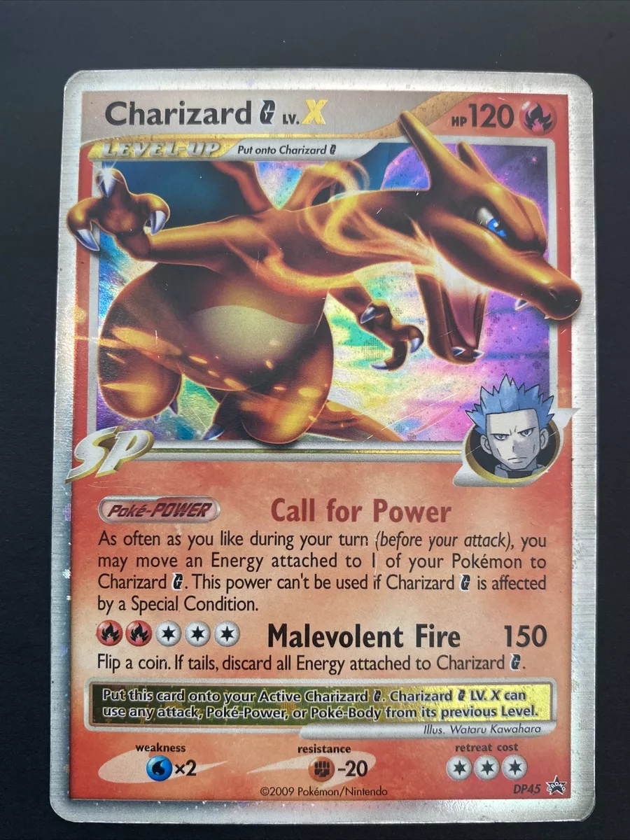 Charizard G LV.X DP45 HOLO Ultra Rare BLACK STAR PROMO