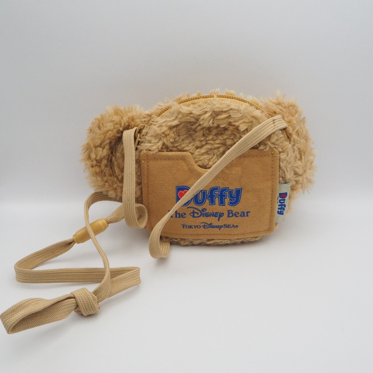 Duffy Bear D1001B Tokyo Disney Sea Pouch Sling Bag Zipper Plush 5