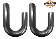 2 180 Degree 16ga 304 Stainless Steel Mandrel U Bend Exhaust Tubing 2 Pack Ss