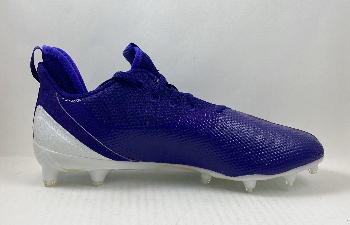 Adidas Adizero Scorch 2 SM “Purple” Cleats Size 13 Adidas Adizero Scorch 2 GZ0410 Purple Gold Football Cleats  main image 3