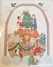 Cross Stitch Kit  Design Works Christmas Noah's Ark 5415 NOS Rare 18 x 15