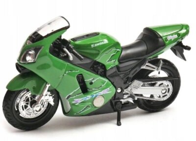 KAWASAKI Ninja ZX-12R - 2001 - green - WELLY 1:18 | eBay