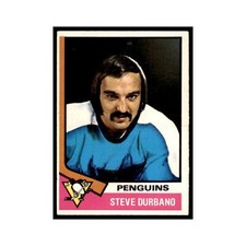 1974 O-Pee-Chee Steve Durbano Pittsburgh Penguins #106