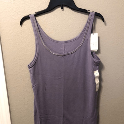 NWT Beaded Lilac Tank
