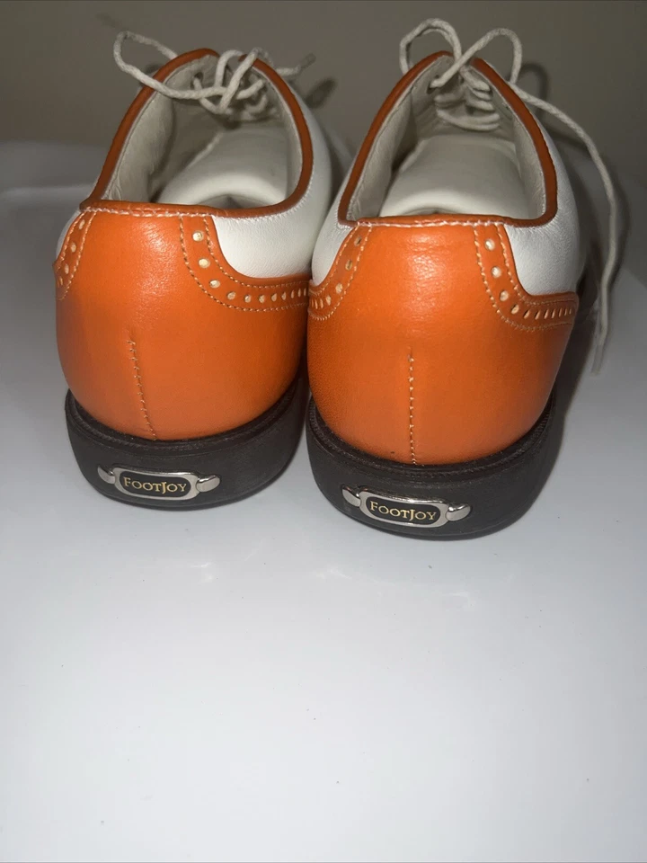 Zapato de golf Footjoy Europa para mujer talla 6 1/2 naranja medio Foto 3 de 4