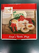 Elf on the Shelf Santa's Cookie Plate NIB