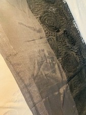 New Beautiful Ethnic Scarf Hijab Wrap Dupatta Indian Pakistani Rhinestone Black