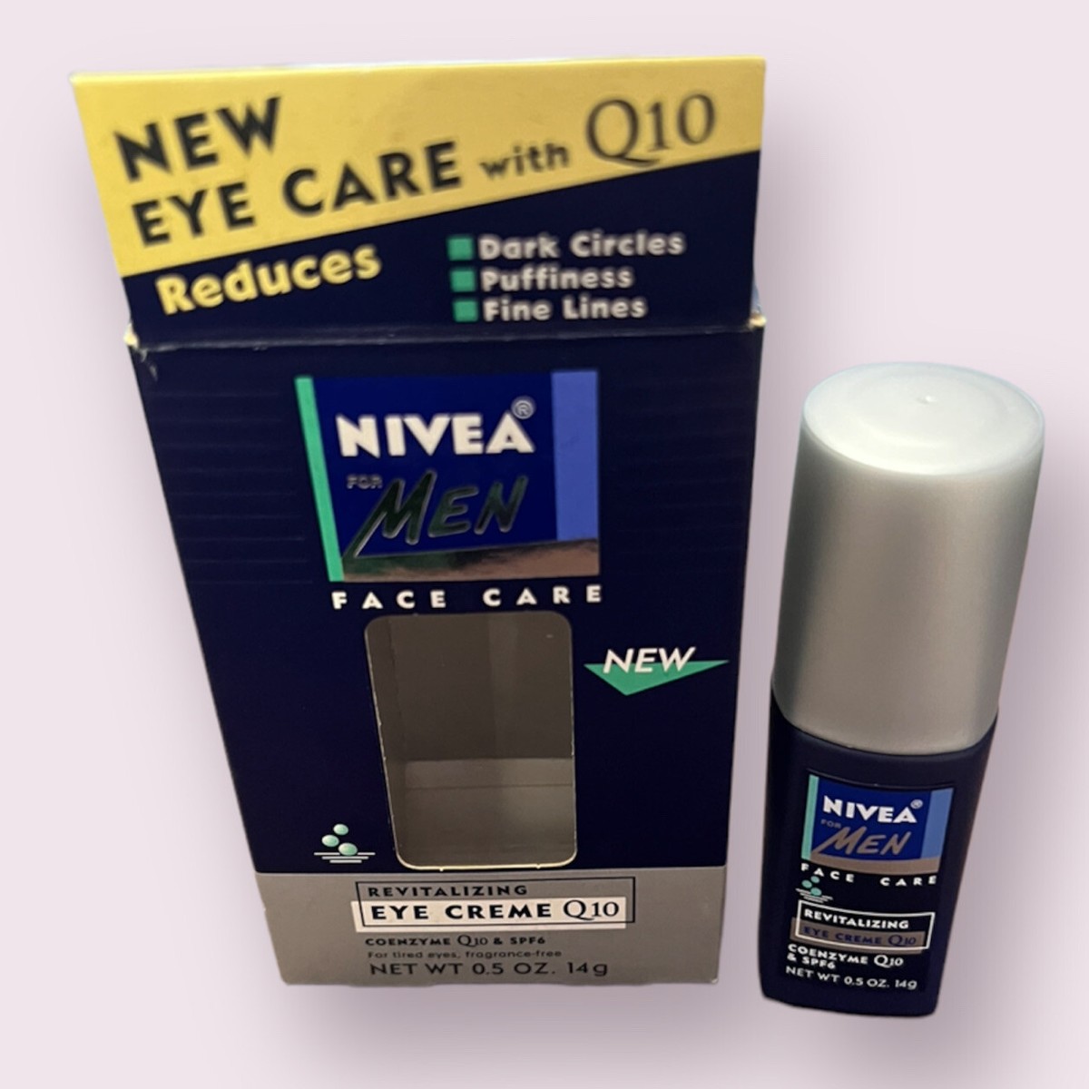 NIVEA for Men Face Care Revitalizing Eye Crème Q10 SPF6 Fragrance