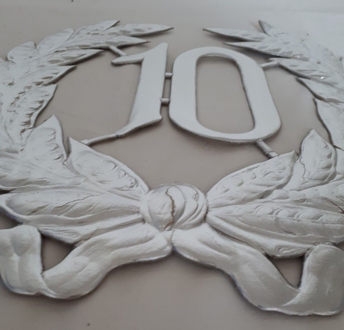 Jubiläumszahl 20 In Gold - 12cm Hoch An Draht Für Kranz & Deko, Für Geburtstage & Firmenjubiläen