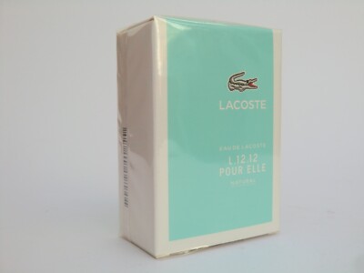 Lacoste Pour Elle L.12.12 Natural EDT Nat Spray 30ml - 1.0 Oz BNIB Retail Sealed