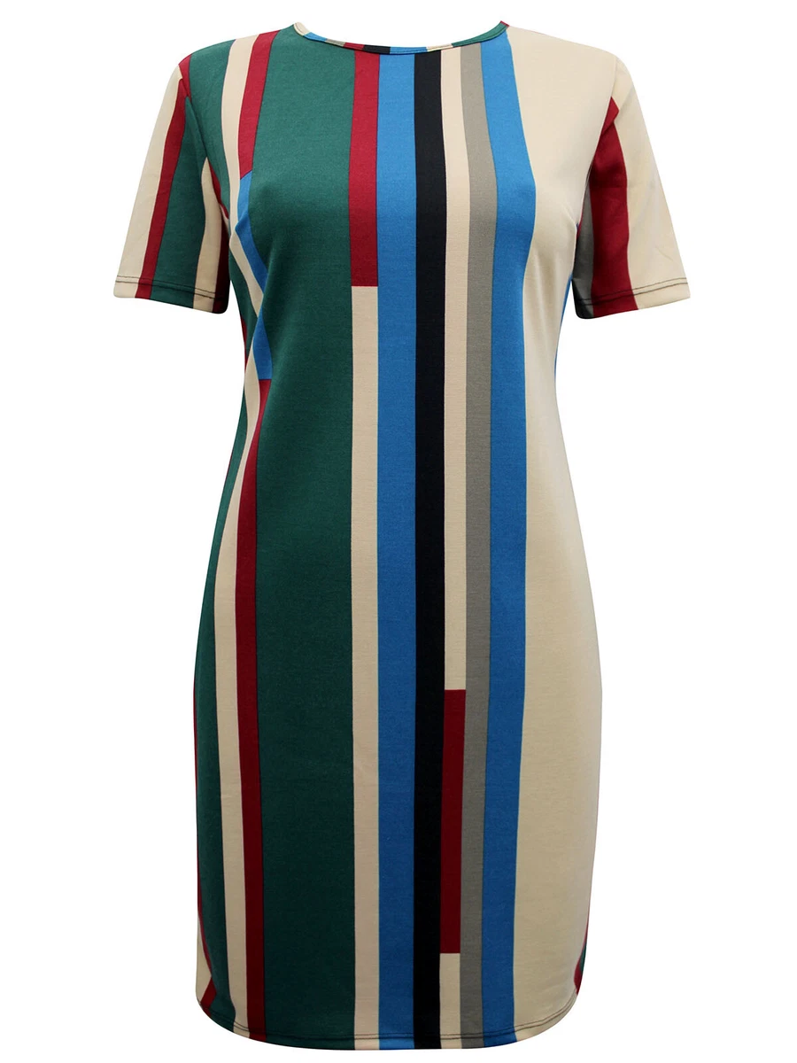 Multi colored cheap dress short