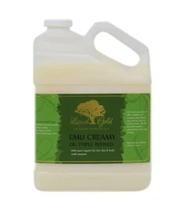 Gallon CREAMY EMU OIL BY LIQUID GOLD 100%PURE PREMIUM ORGANIC FRESH BEST QUALITY