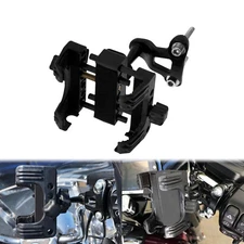 Handlebar Mount Cell Phone Holder GPS MP3 Bracket Fit For Harley Touring Softail