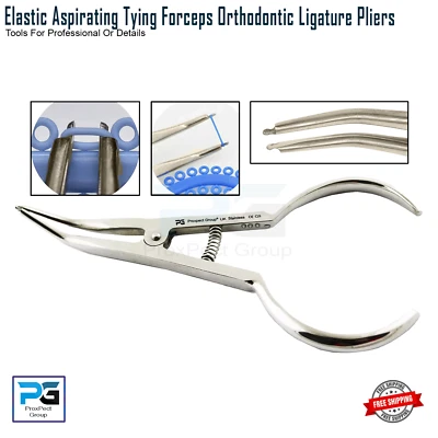 PROXPECT GROUP® Dental Orthodontic Aspirating Placing Circle Plier Elastic Ligature Ties Forceps