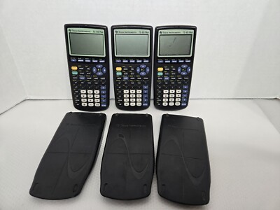 Texas Instruments TI-83 Plus Graphing Calculator w/ Cover  *Parts Or Repair*