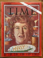 TIME Magazine 1966 Julia Child What’s Cooking Vintage Watch Adverts NO LABEL
