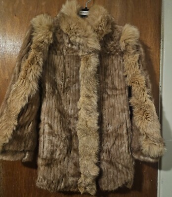 Vintage Autumn Haze Mink and Crystal Fox Coat by Caskie Furs