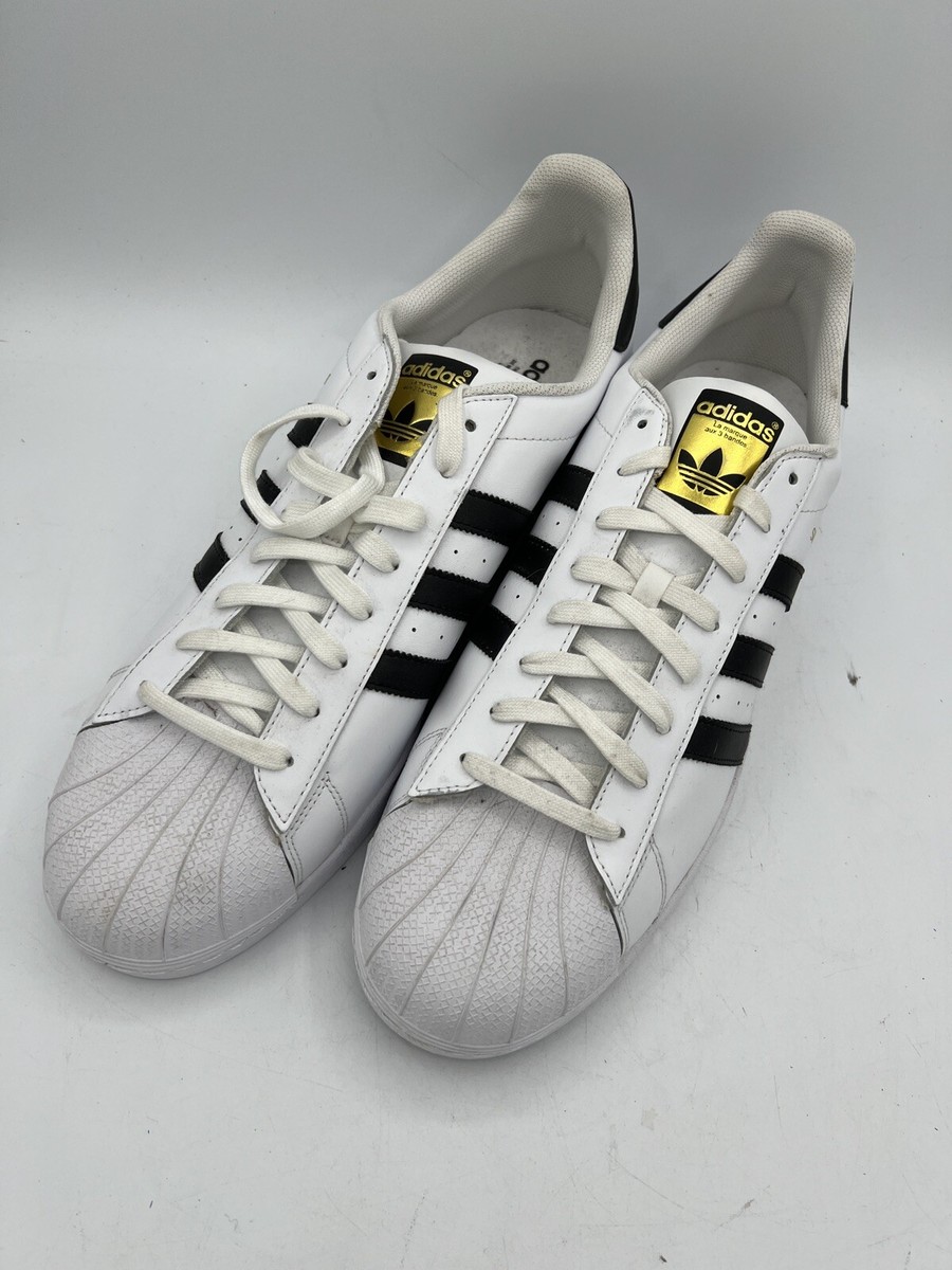 Adidas BIG Men's Original Superstar Low-Top Shoes C77124 Size 18