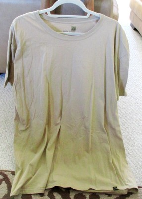 XXL 2XL Men's GOLD TOE 100% pre-shrunk cotton Beige color tee shirt T-shirt | eBay